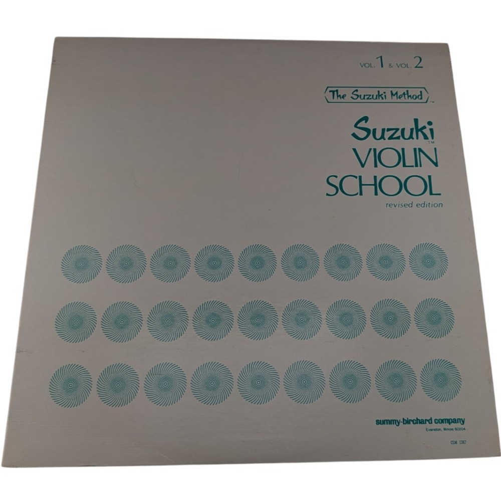 Shinichi Suzuki Violin School Vol 1 & 2 LP Revised US CSM 1387 U-63707 EX/VG
